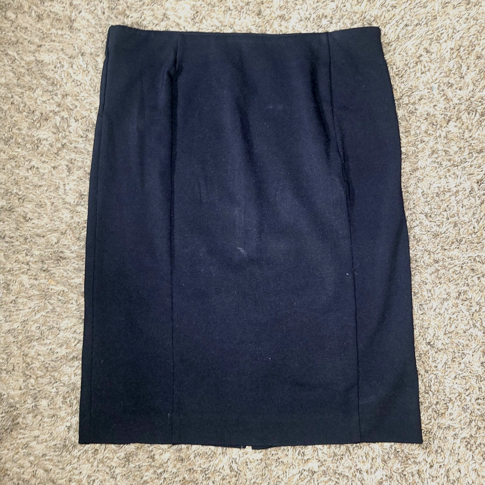 Ann Taylor Black Pencil Skirt - Classic Professional Knit - Women's Size 4